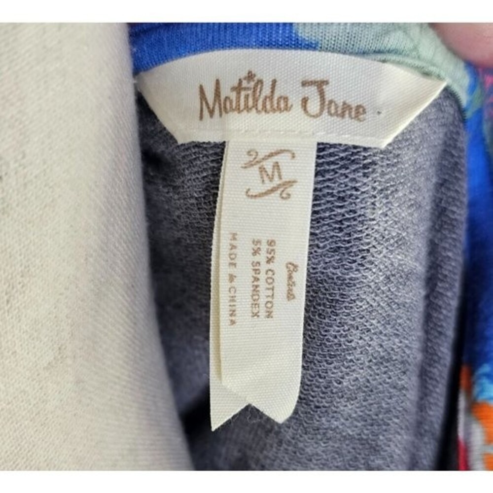 Matilda Jane Wise and Wonderful ruffle zip up hooded jacket Size Medium - Picture 10 of 10